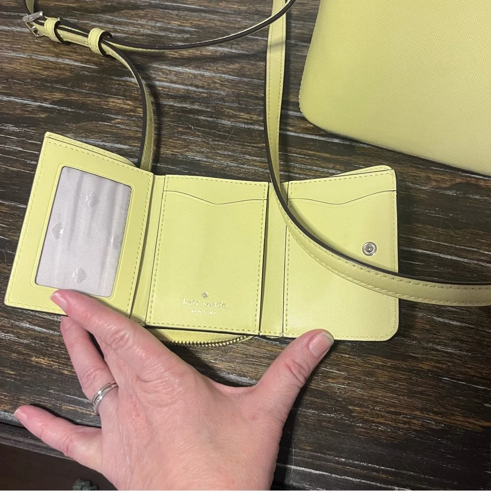 Kate Spade Yellow Crossbody Bag and Wallet Set - Picture 7 of 10
